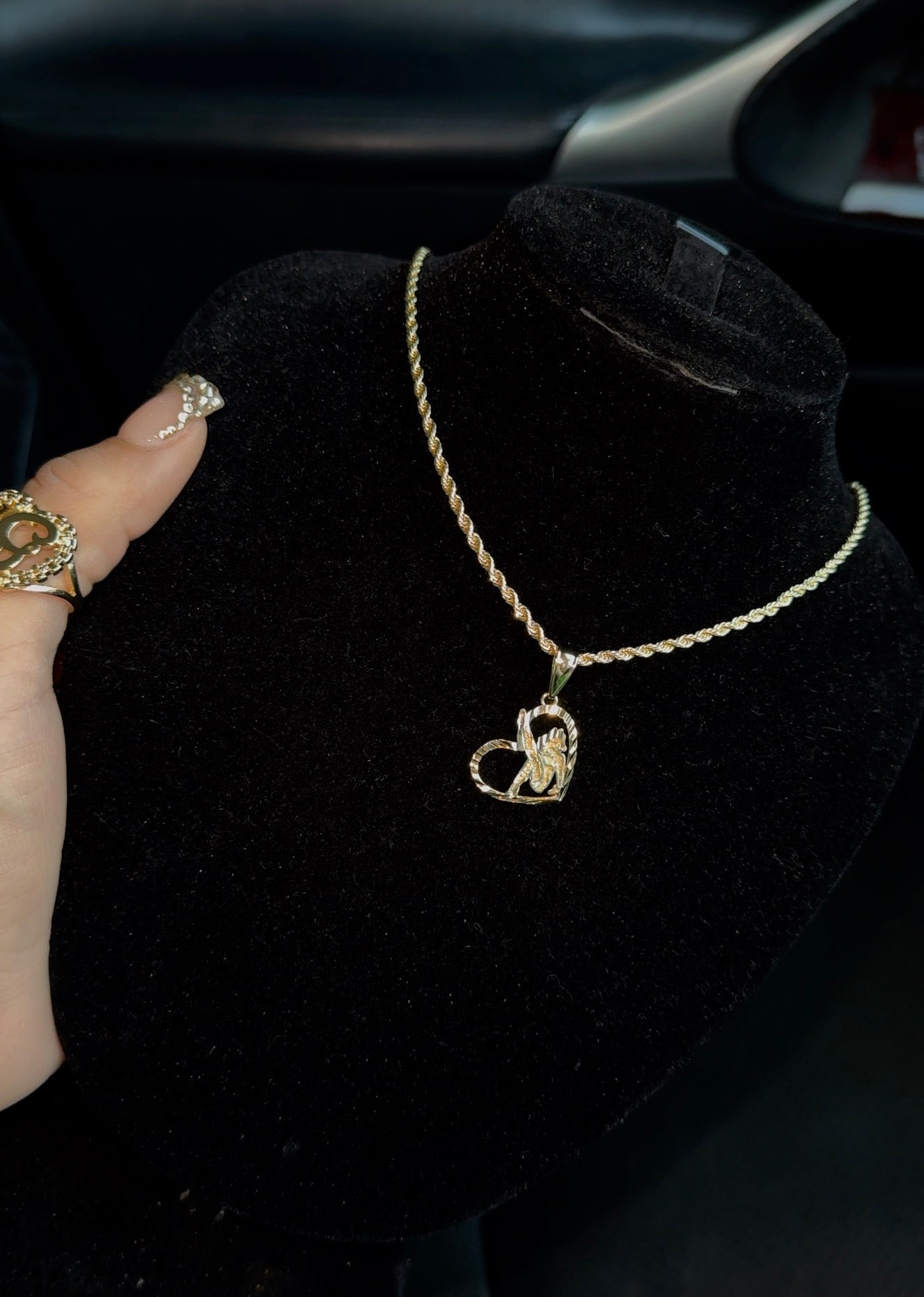 Betty Boop Heart Necklace