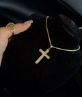 Cross x Nugget Necklace