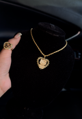 Full Body HK x Rolex Heart Necklace