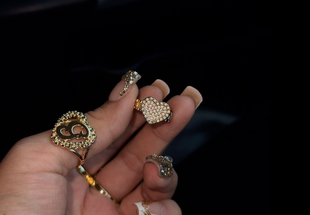 Mini Diamond Heart Ring