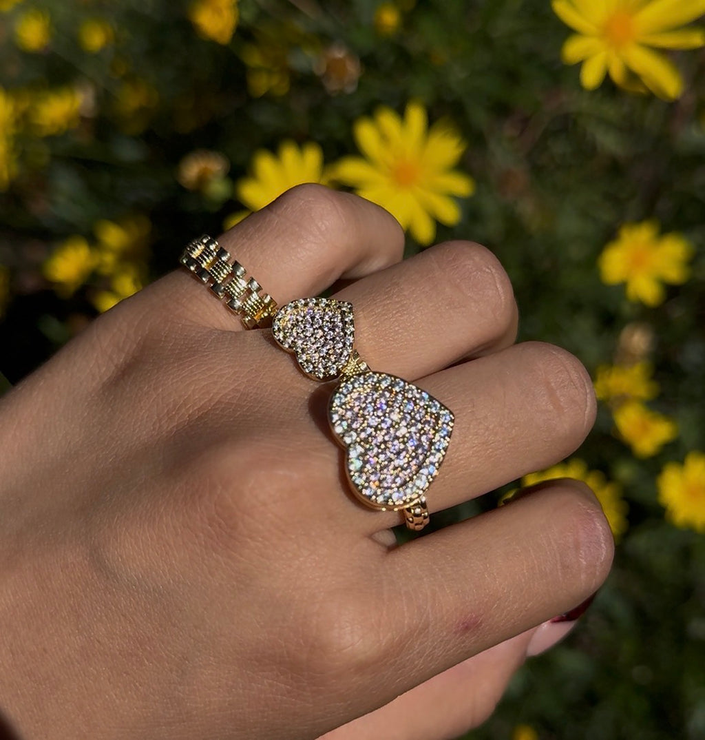 Diamond Heart Ring
