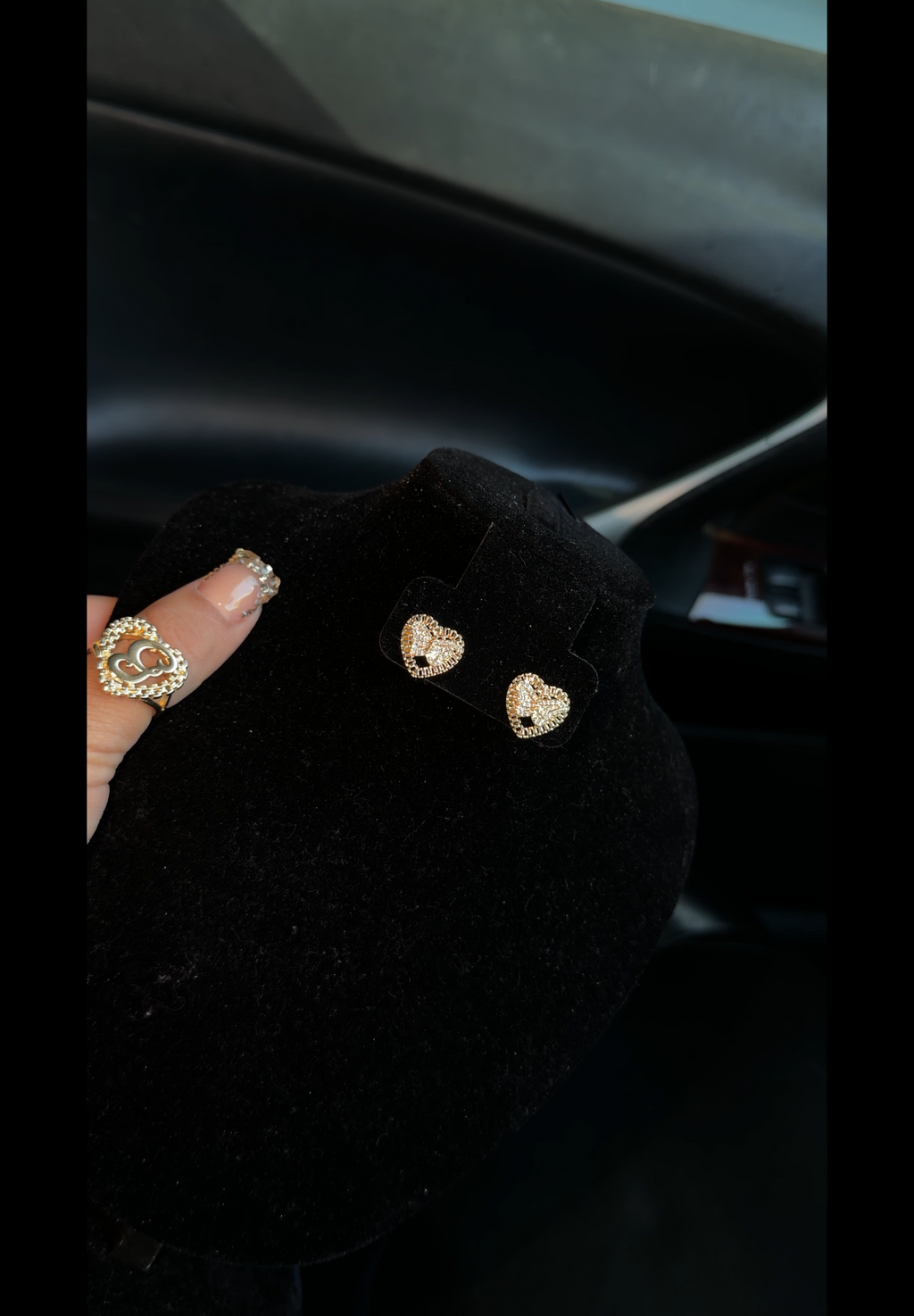 Butterfly x Rolex Heart Earrings