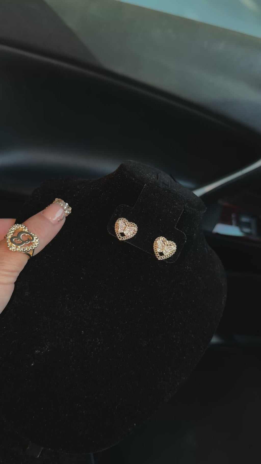 Butterfly x Rolex Heart Earrings