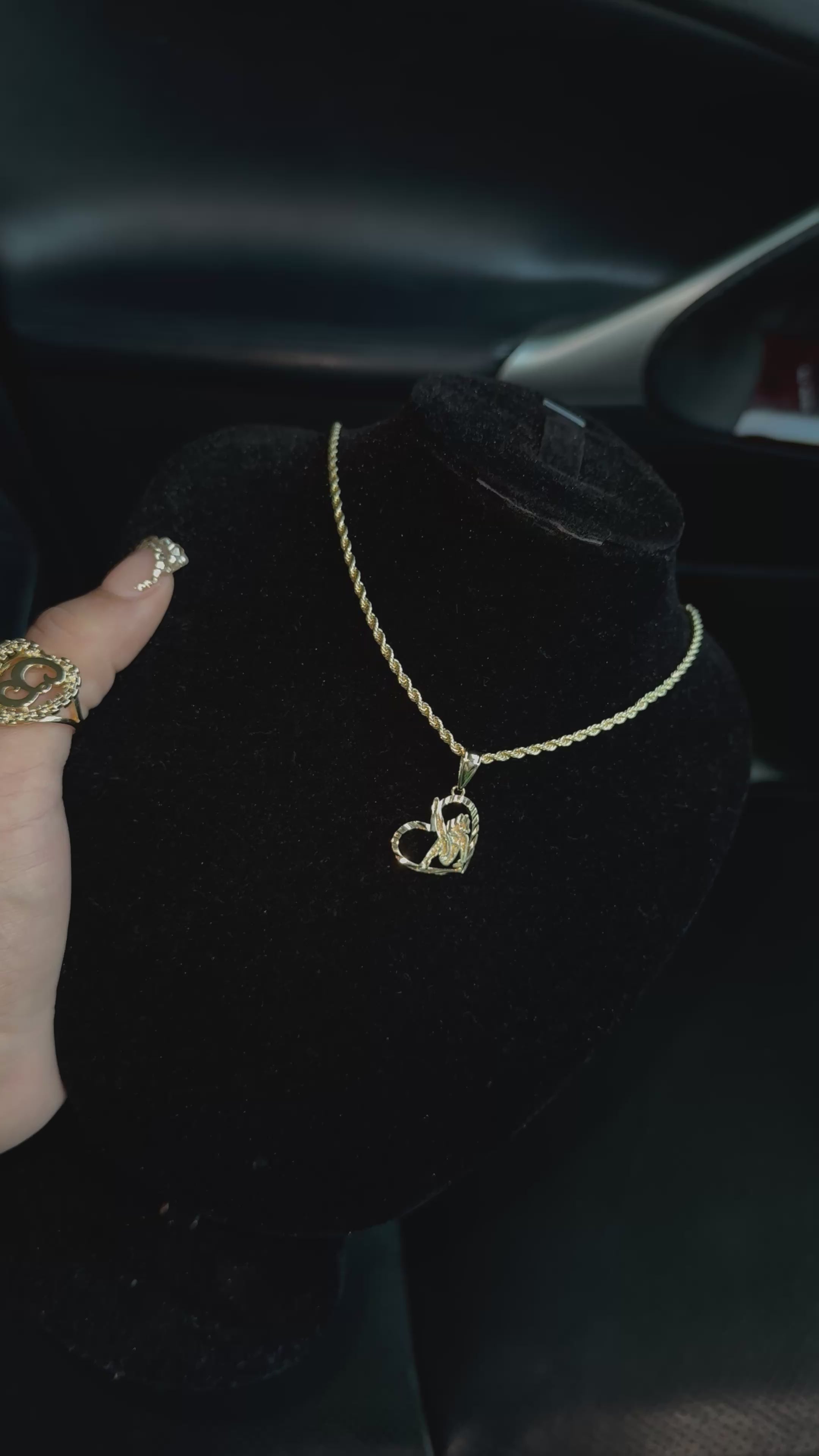 Betty Boop Heart Necklace