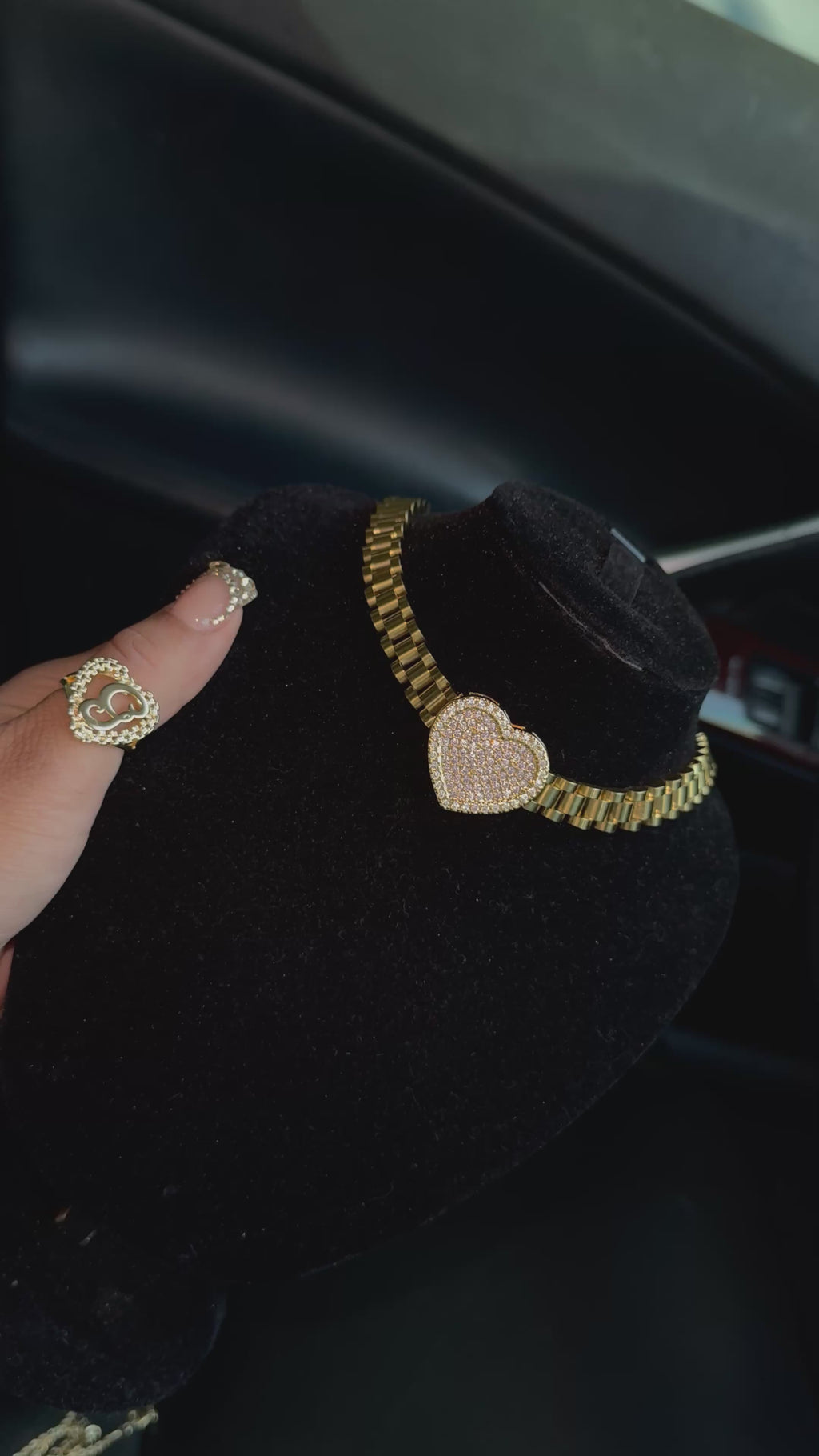 Diamond Heart x Rolex Necklace