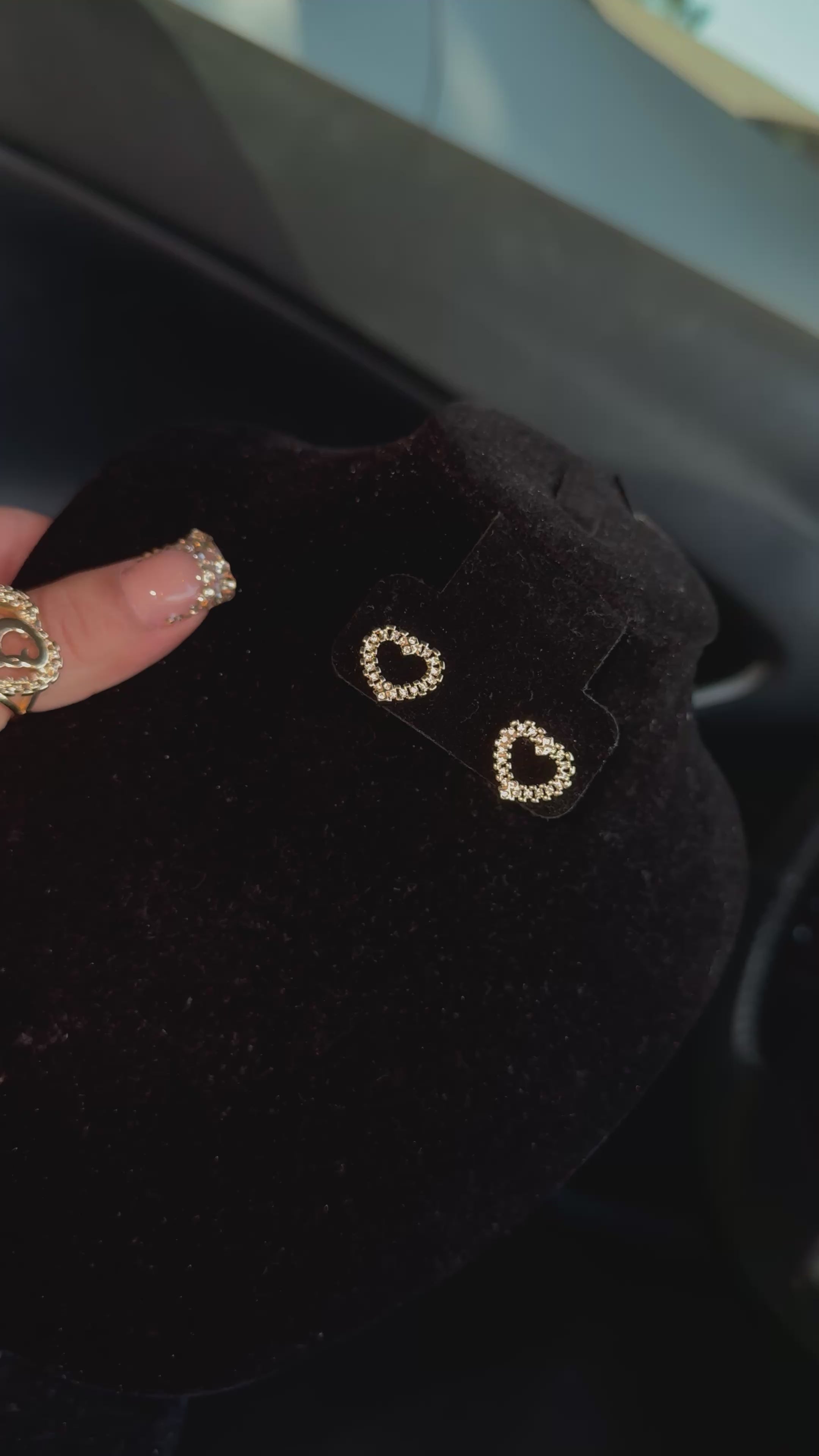 Rolex Heart Earrings