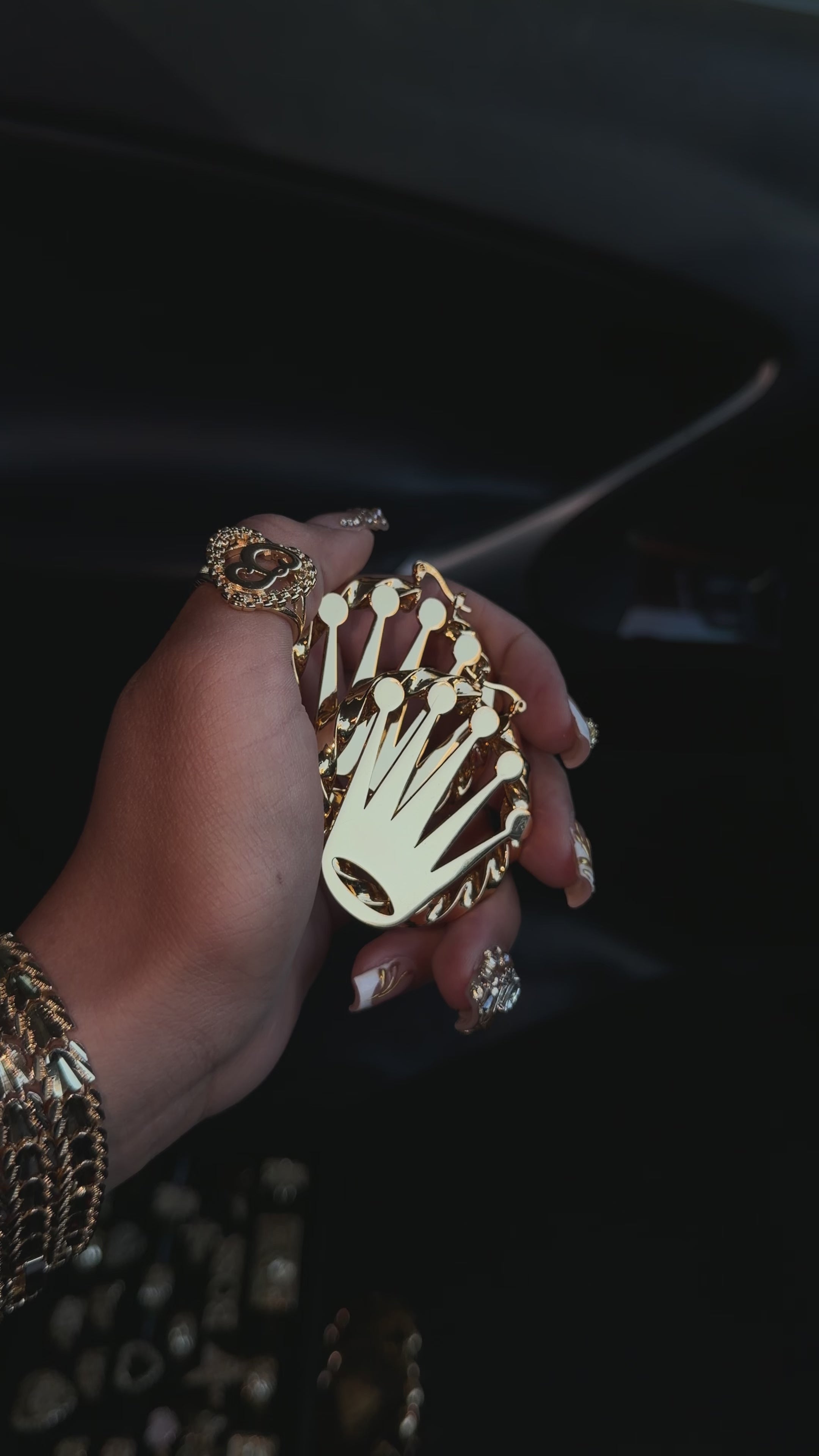 Crown Hoops